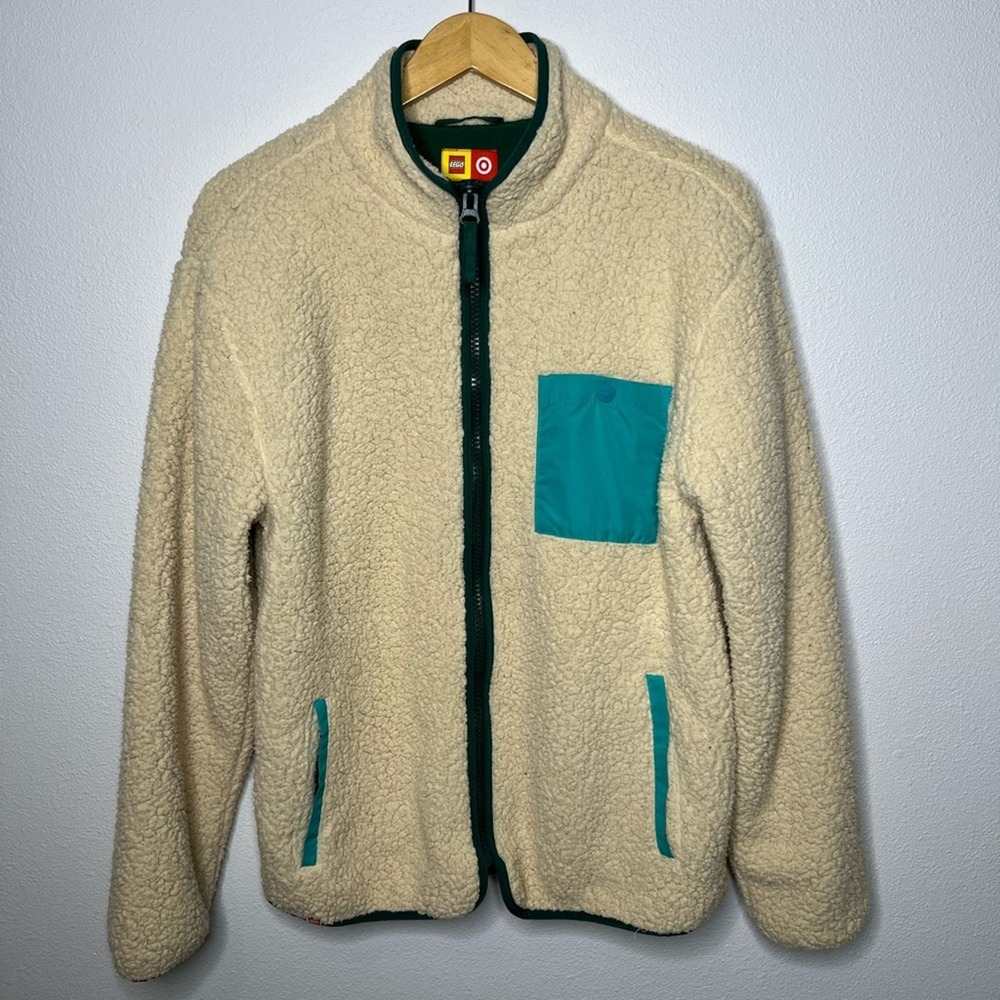 Lego X Target Sherpa Color Block Jacket M - image 5